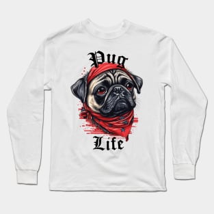 Pug Life - Light Colors Long Sleeve T-Shirt